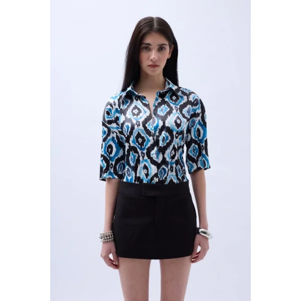 Desenli aten Gömlek