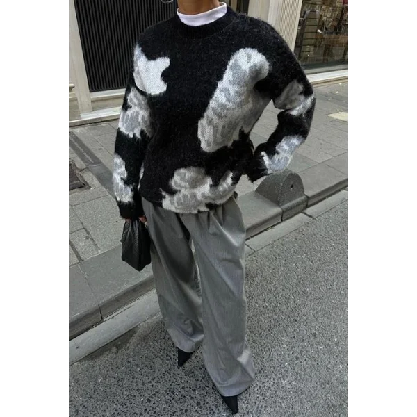 Desenli Şardonlu Kazak 1357