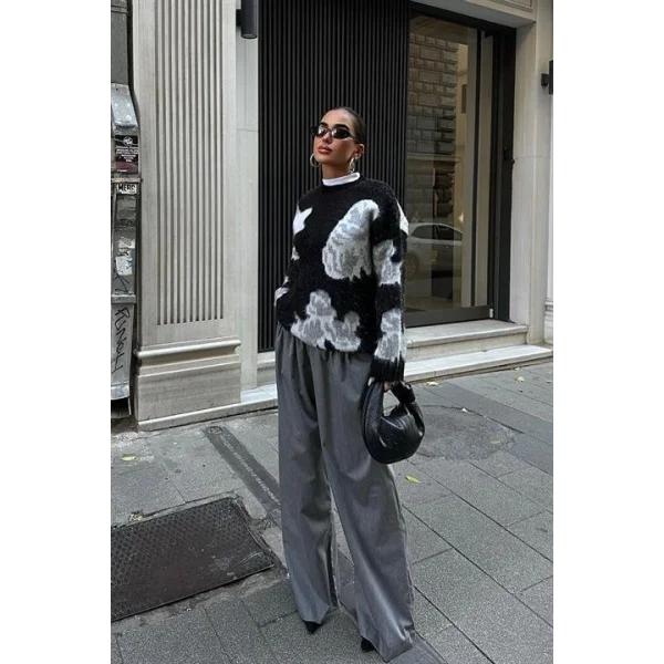 Desenli Şardonlu Kazak 1357