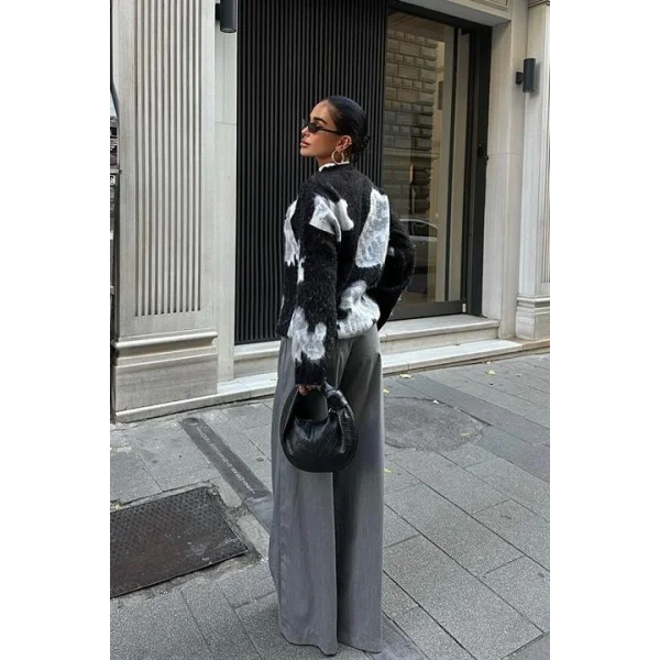 Desenli Şardonlu Kazak 1357