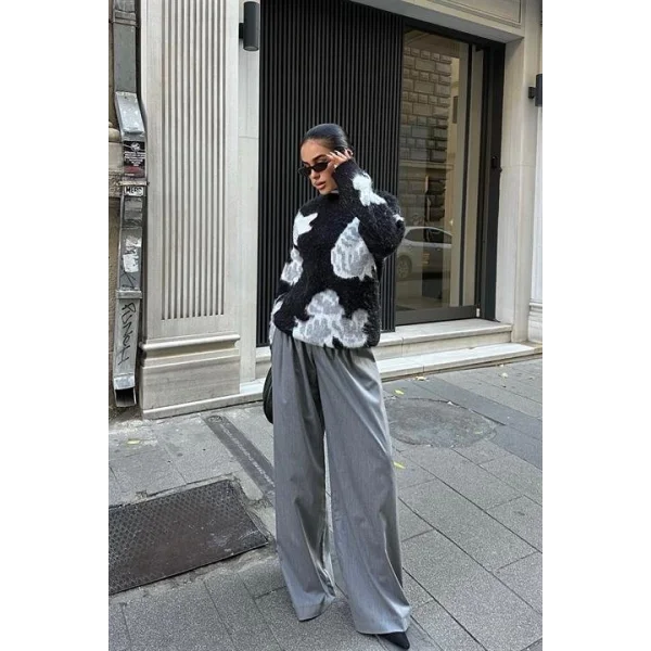 Desenli Şardonlu Kazak 1357