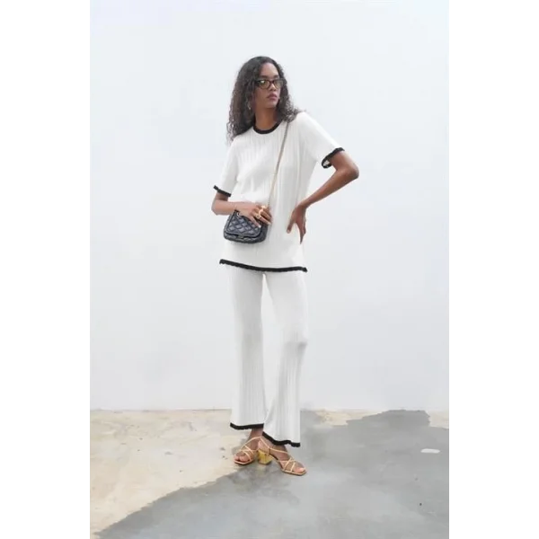 Dex Örme Tshırt Pantolon İkili Takım 9927