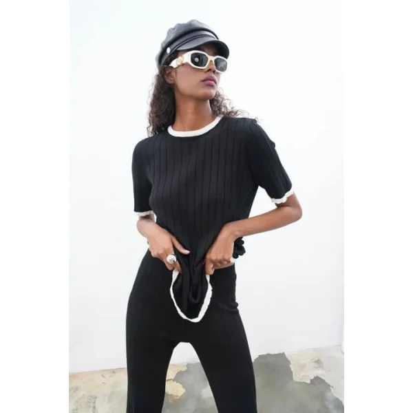 Dex Örme Tshırt Pantolon İkili Takım 9927