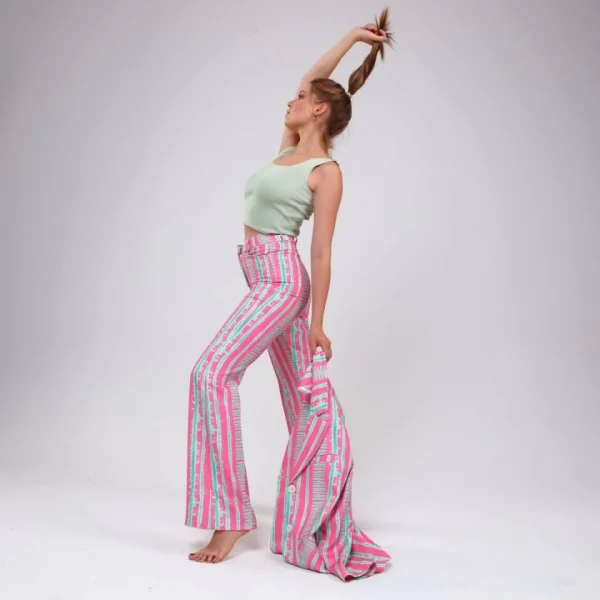 Di̇ji̇tal Baski Çi̇zgi̇li̇ Ceket