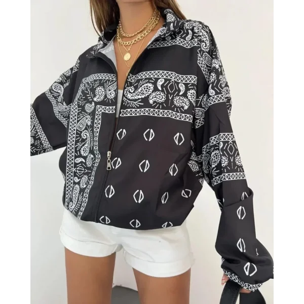 Dijital Baskılı Paraşüt Kumaş Rüzgarlık  iyah