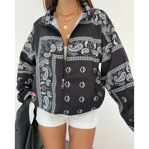 Dijital Baskılı Paraşüt Kumaş Rüzgarlık  iyah