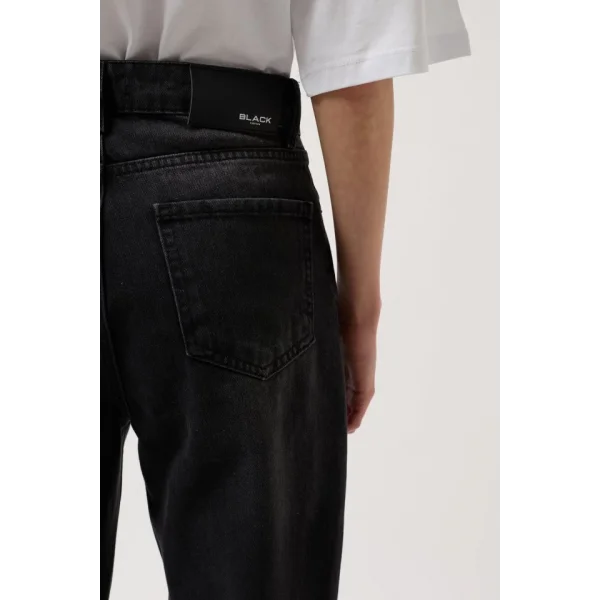 Dikiş Detay Geniş Paça Jean