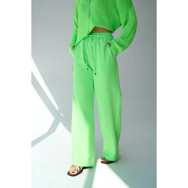 Dokuma Pantolon - Fıstık Yeşili