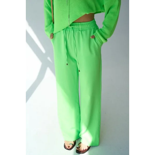 Dokuma Pantolon - Fıstık Yeşili