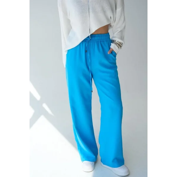 Dokuma Pantolon - Mavi