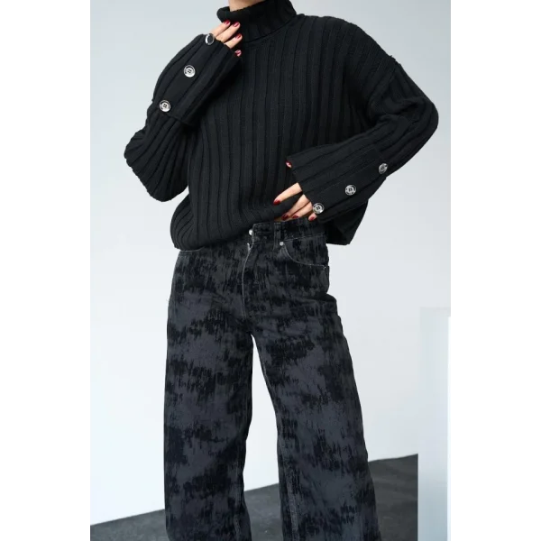 Double Kollu Kazak  Siyah