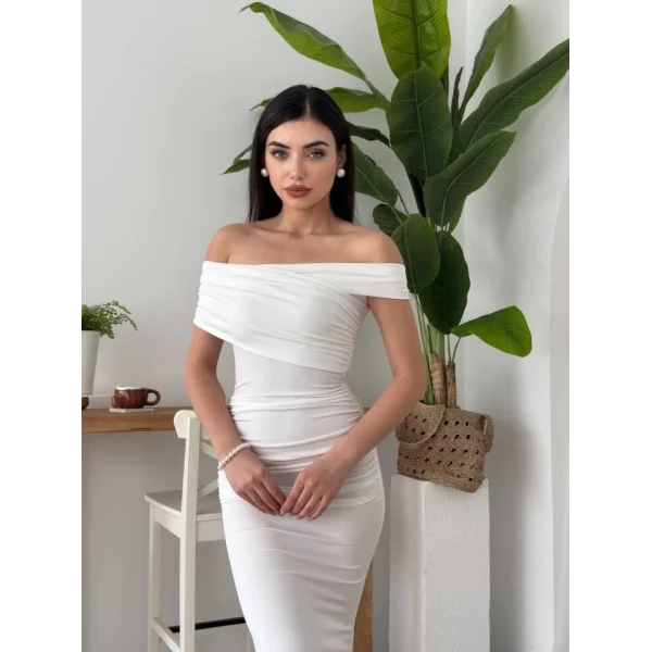 Dron Straplez Elbise