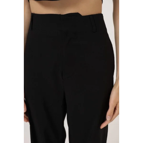 Duble Paça Pantolon - Siyah