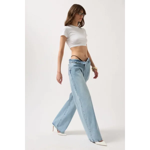 Düşük Bel Straight Jean