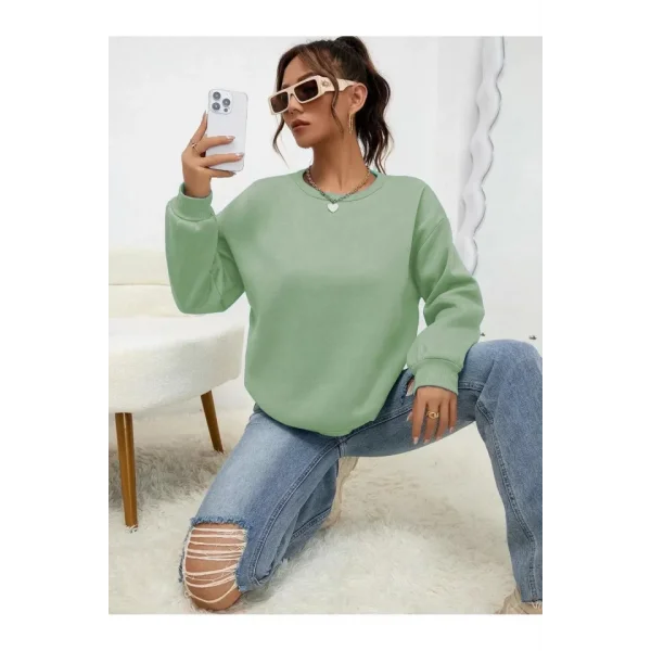 Düz Bisiklet Yaka weat  int Yeşili