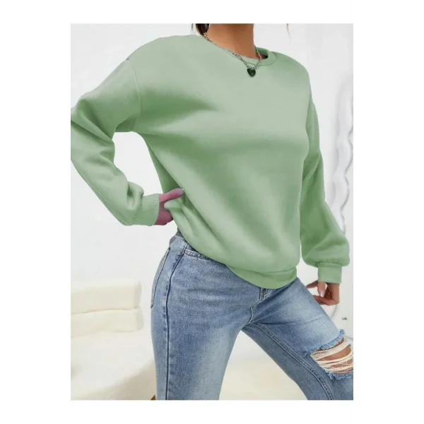 Düz Bisiklet Yaka weat  int Yeşili