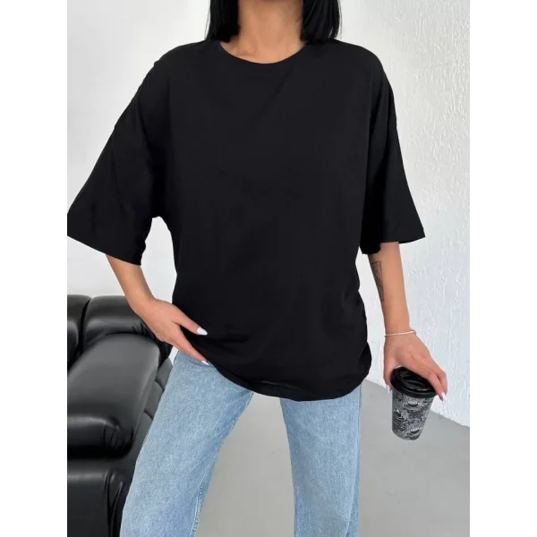 Düz Biskilet Yaka  Tshirt  iyah