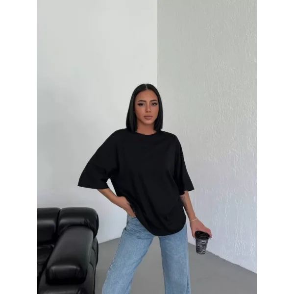 Düz Biskilet Yaka  Tshirt  iyah