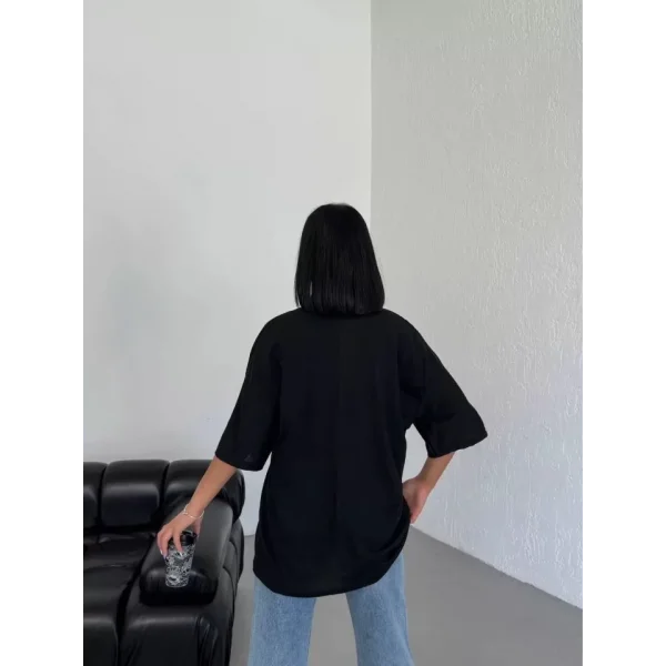 Düz Biskilet Yaka  Tshirt  iyah