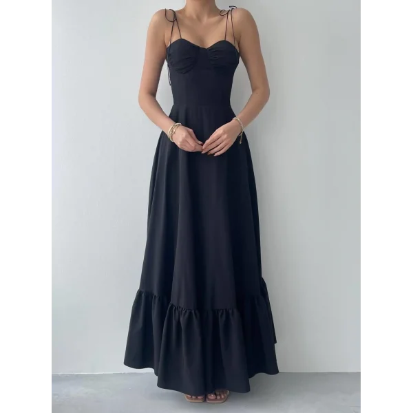 Elia İp Askılı Elbise