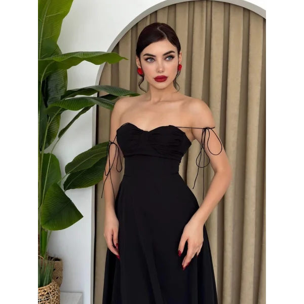 Elia İp Askılı Elbise