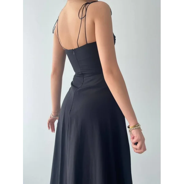 Elia İp Askılı Elbise