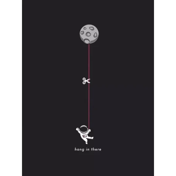 Erkek Baskılı Oversize T-shirt - Siyah