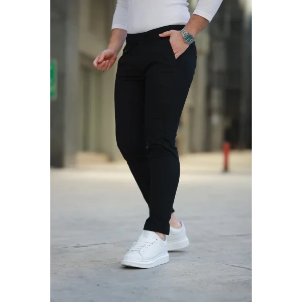 Erkek Bel Toka Detaylı Pileli Pantolon