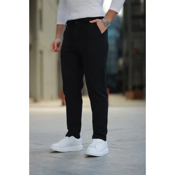 Erkek Beli Bağcıklı Jogger Pantolon