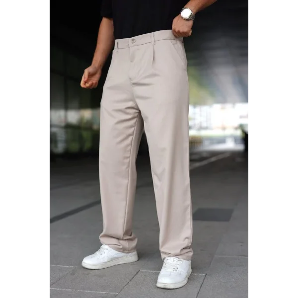 Erkek Beli Lastikli Baggy Pantolon