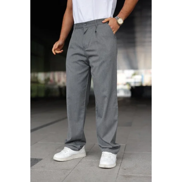 Erkek Beli Lastikli Baggy Pantolon