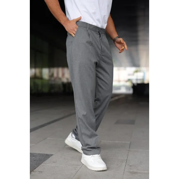 Erkek Beli Lastikli Baggy Pantolon