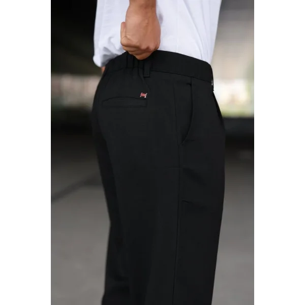 Erkek Beli Lastikli Baggy Pantolon