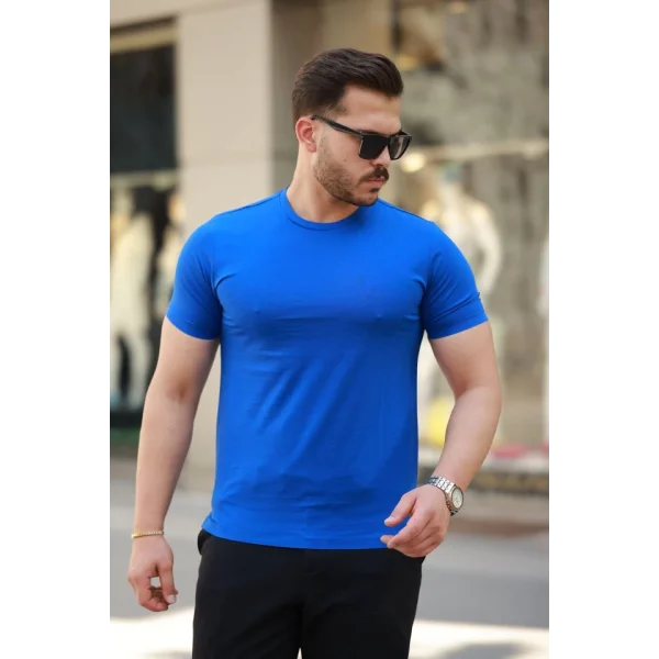 Erkek Bisiklet Yaka Basic Tişört