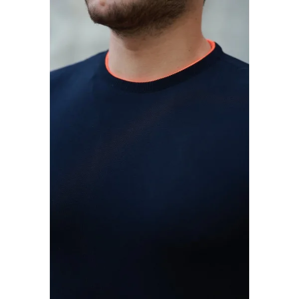 Erkek Bisiklet Yaka Kısa Kollu Tişört