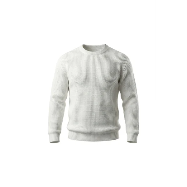 Erkek Bisiklet Yaka Örme Kazak