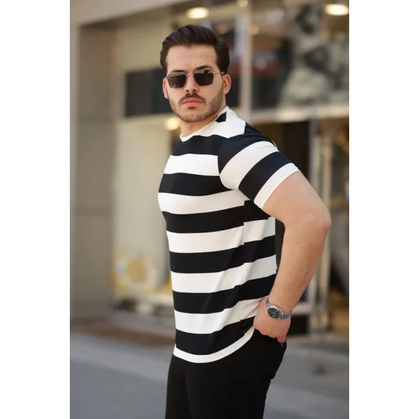 Erkek çift Renk Pamuklu örme Kumaş Kısa Kollu T-shirt