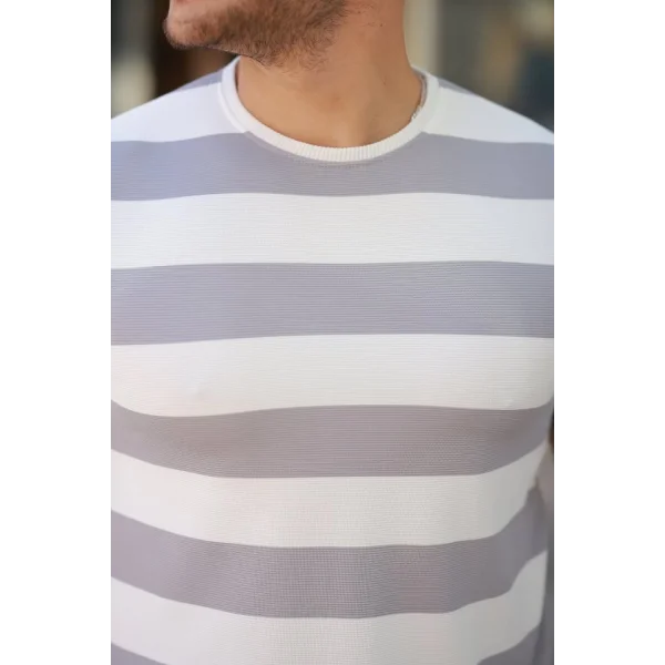 Erkek çift Renk Pamuklu örme Kumaş Kısa Kollu T-shirt