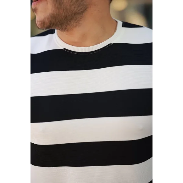 Erkek çift Renk Pamuklu örme Kumaş Kısa Kollu T-shirt