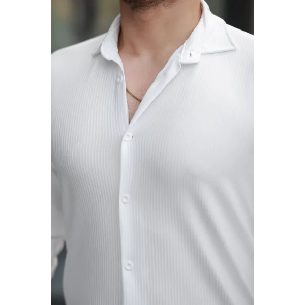 Erkek Fitilli Uzun Kollu Gömlek