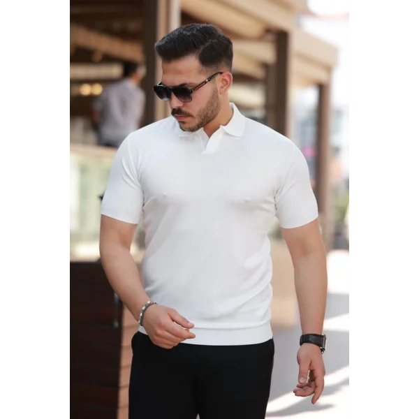 Erkek Hemşire Yaka Kısa Kollu Tişört