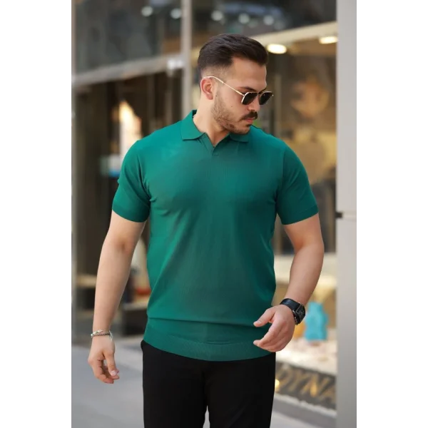 Erkek Hemşire Yaka Kısa Kollu Tişört