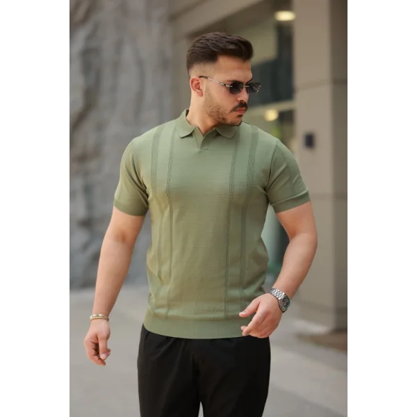 Erkek Hemşire Yaka Kısa Kollu Tişört