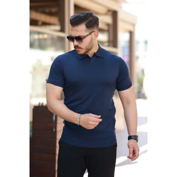 Erkek Hemşire Yaka Kısa Kollu Tişört