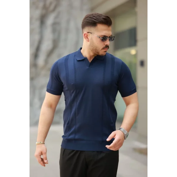 Erkek Hemşire Yaka Kısa Kollu Tişört