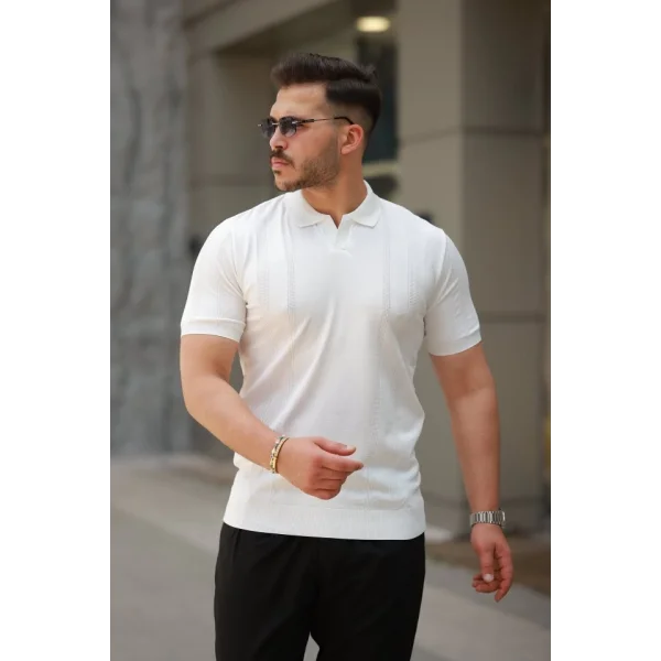 Erkek Hemşire Yaka Kısa Kollu Tişört