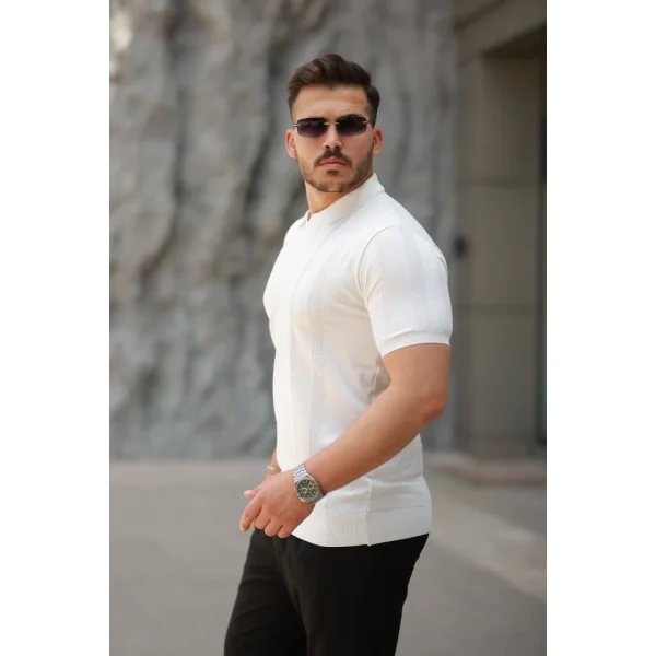 Erkek Hemşire Yaka Kısa Kollu Tişört