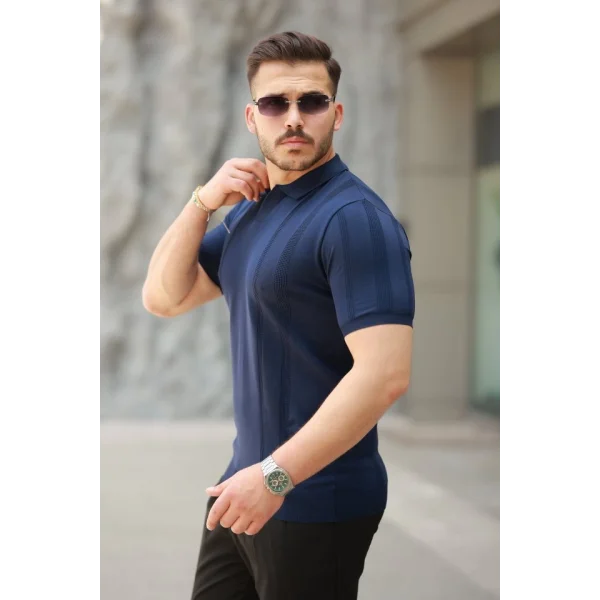 Erkek Hemşire Yaka Kısa Kollu Tişört