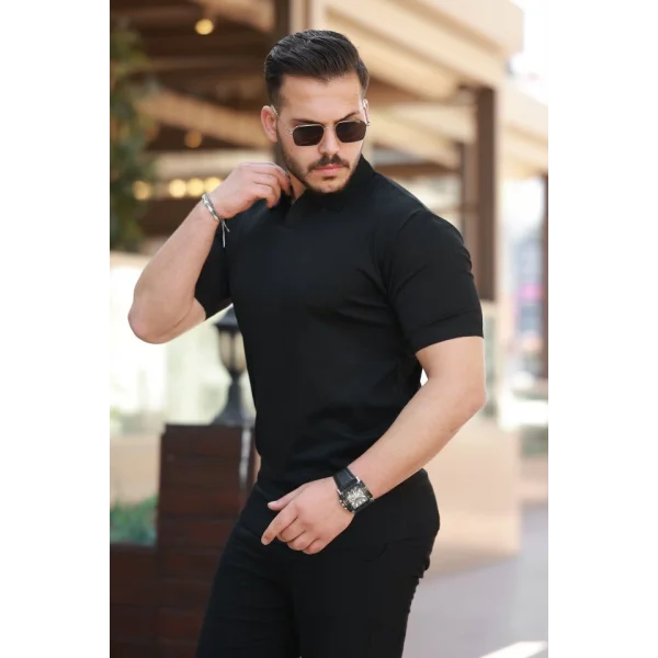 Erkek Hemşire Yaka Kısa Kollu Tişört