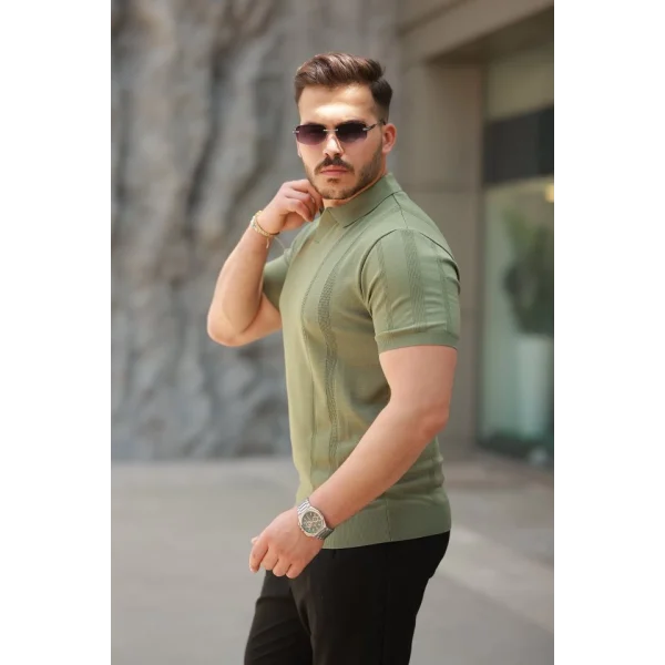 Erkek Hemşire Yaka Kısa Kollu Tişört